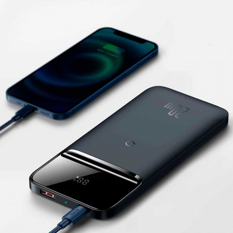 Повербанк з бездротовою зарядкою Baseus Magnetic Wireless MagSafe 10000mAh 20W Blue
